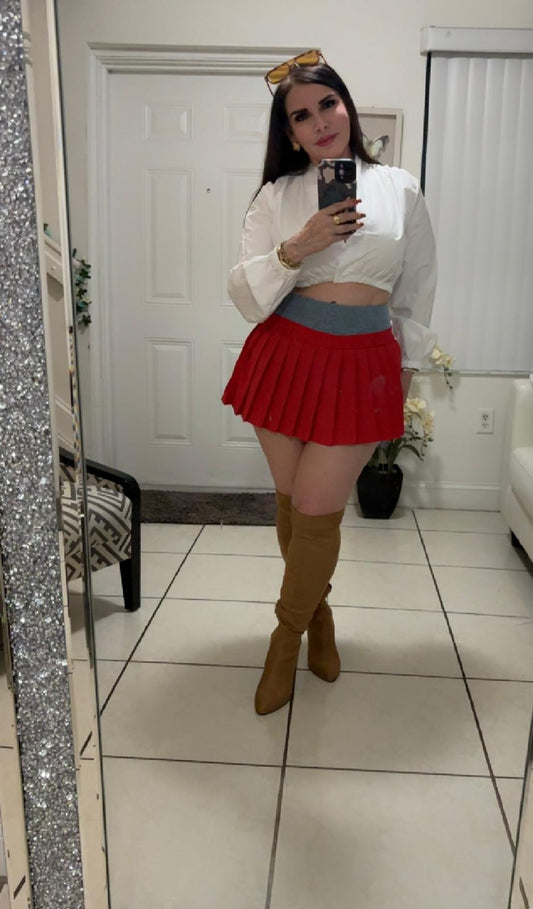 RED SKIRT